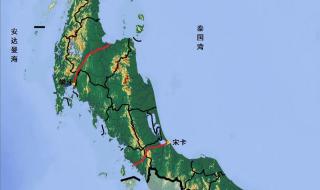 泰国克拉运河地图