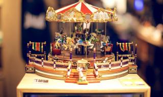 旋转木马唯美图片